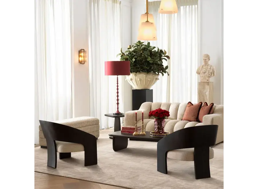 Beistelltisch 'Windsor' - Coffee finish