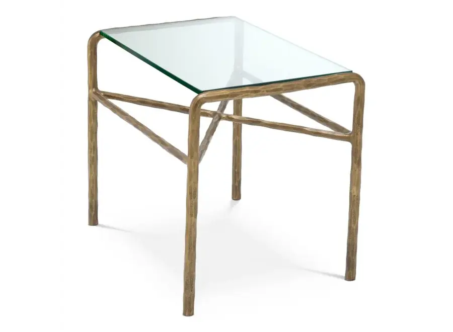 Bijzettafel 'Xandria' - Vintage brass finish