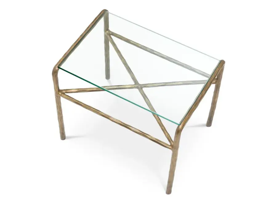 Beistelltisch 'Xandria' - Vintage brass finish