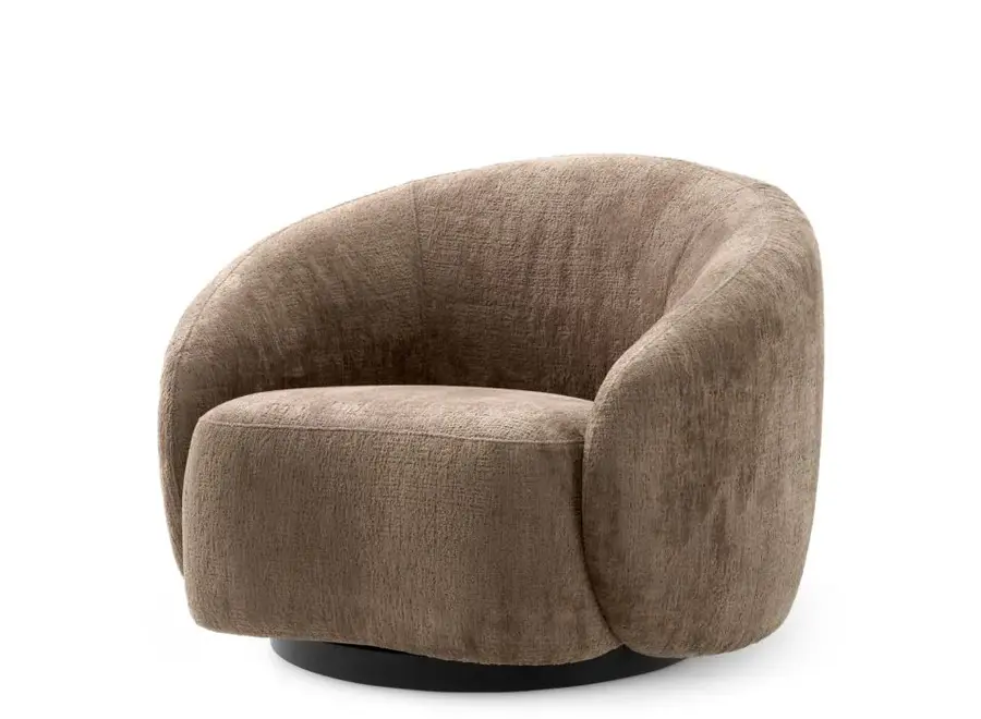 Draai Fauteuil 'Amore' - Avelin brown