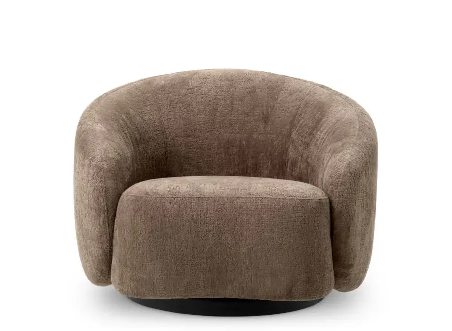 Draai Fauteuil 'Amore' - Avelin brown