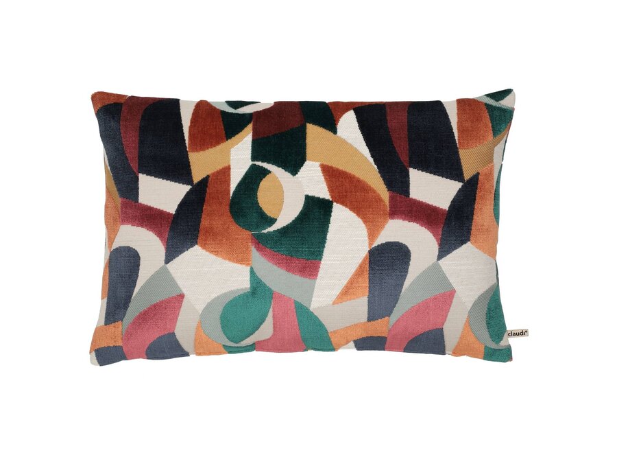 Decorative cushion Andila Burgundy/Rust