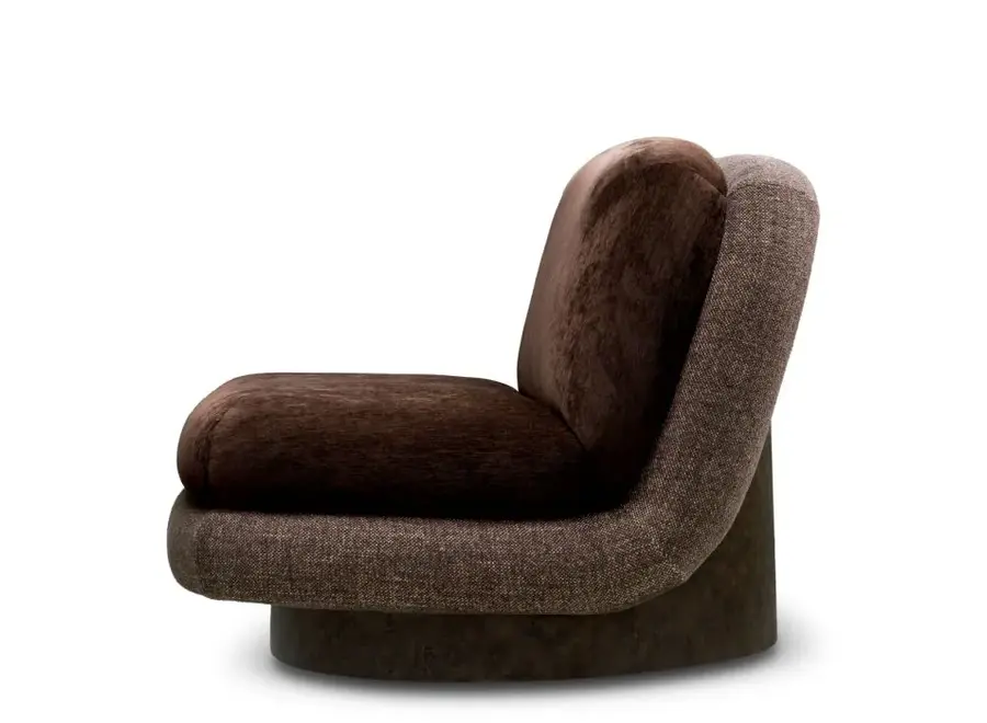 Chaise pivotante 'Galiano' - Bayard brown