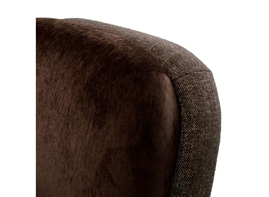 Chaise pivotante 'Galiano' - Bayard brown