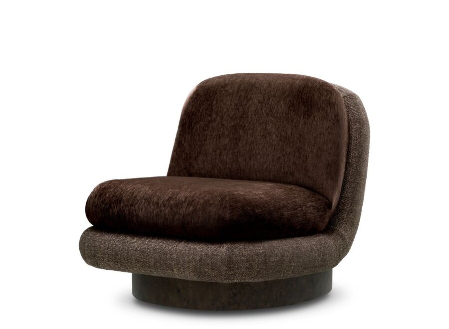 Chaise pivotante 'Galiano' - Bayard brown