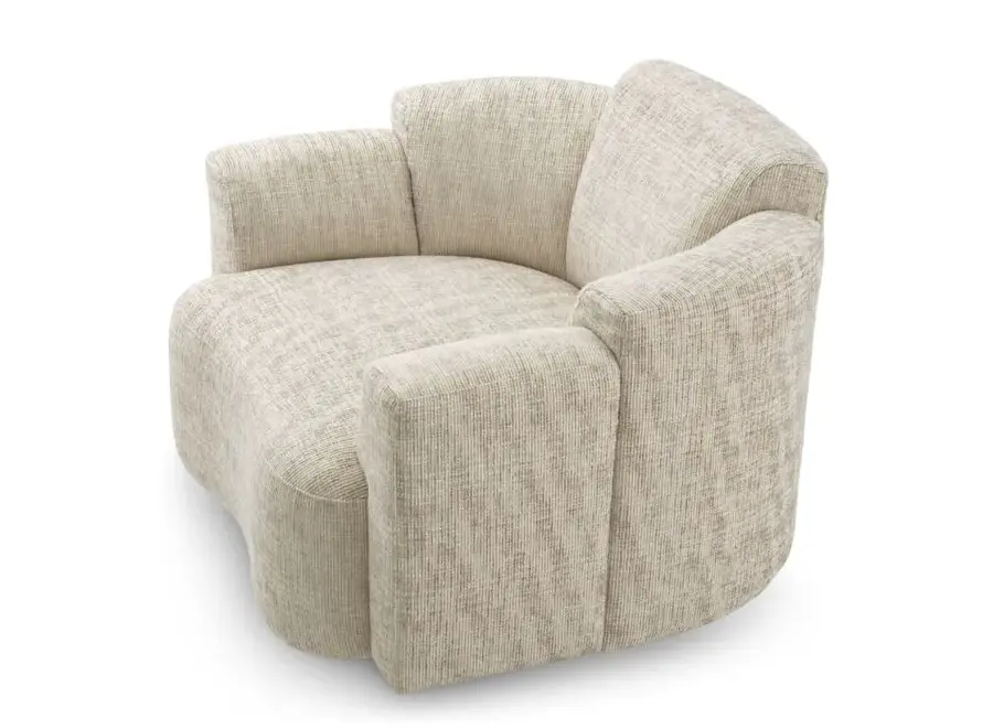 Swivel armchair 'Marbella' - Creststone beige