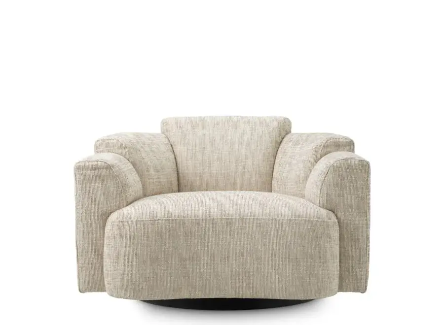Swivel armchair 'Marbella' - Creststone beige