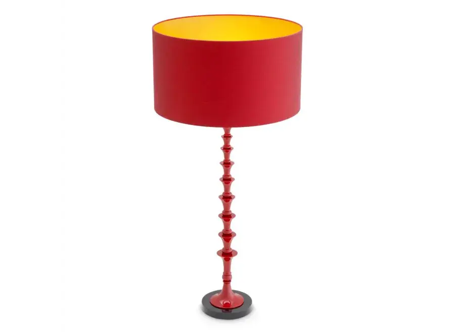 Table Lamp 'Arabella'  - Bordeaux red finish