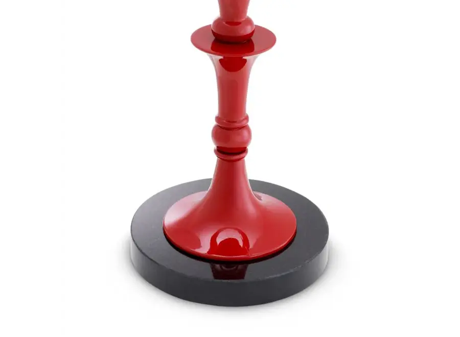 Tischleuchte 'Arabella'  - Bordeaux red finish