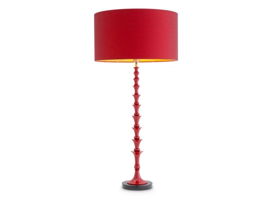 Table Lamp 'Arabella'  - Bordeaux red finish