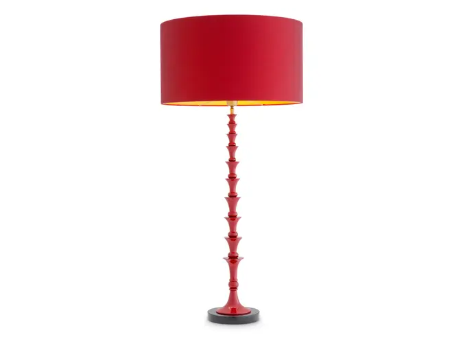 Table Lamp Arabella - Bordeaux red finish