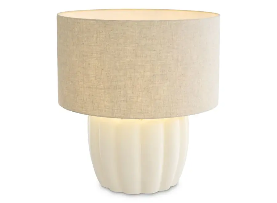 Tischleuchte 'Barocco'  - Off-white finish