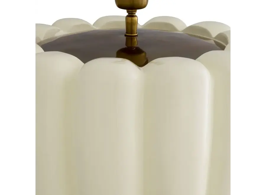 Table Lamp 'Barocco'  - Off-white finish