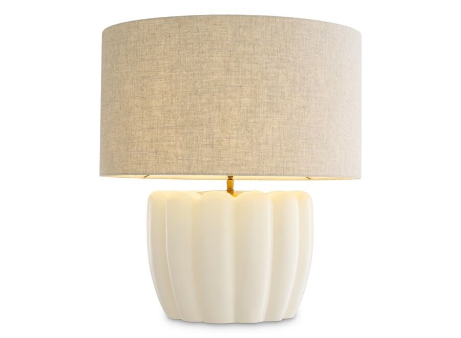 Table Lamp 'Barocco'  - Off-white finish