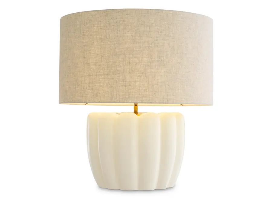 Table Lamp 'Barocco'  - Off-white finish