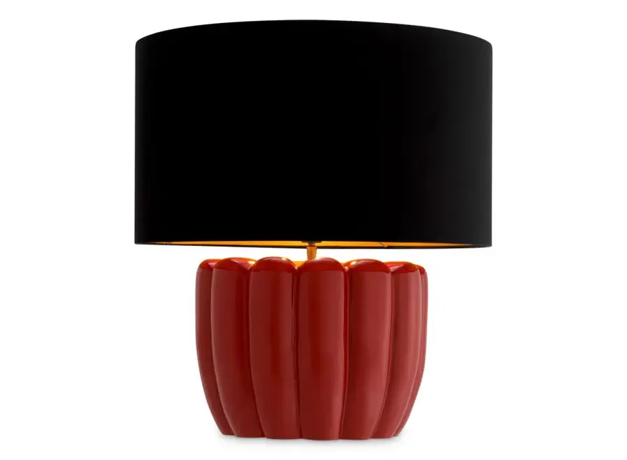 Tafellamp 'Barocco'  - Red finish