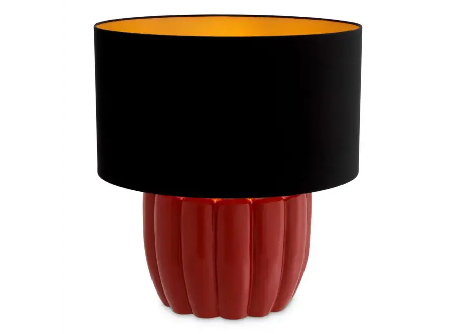 Tischleuchte 'Barocco'  - Red finish