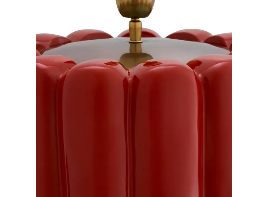 Table Lamp 'Barocco'  - Red finish