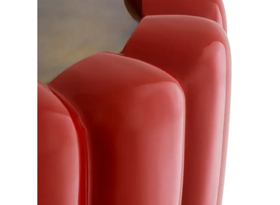 Table Lamp 'Barocco'  - Red finish