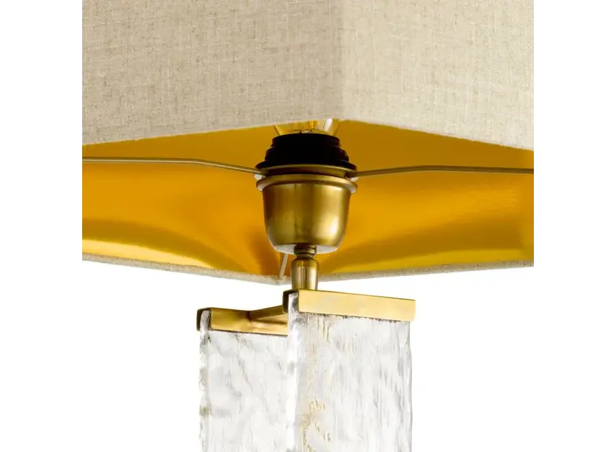 Table Lamp 'Harmonis' - Vintage brass finish
