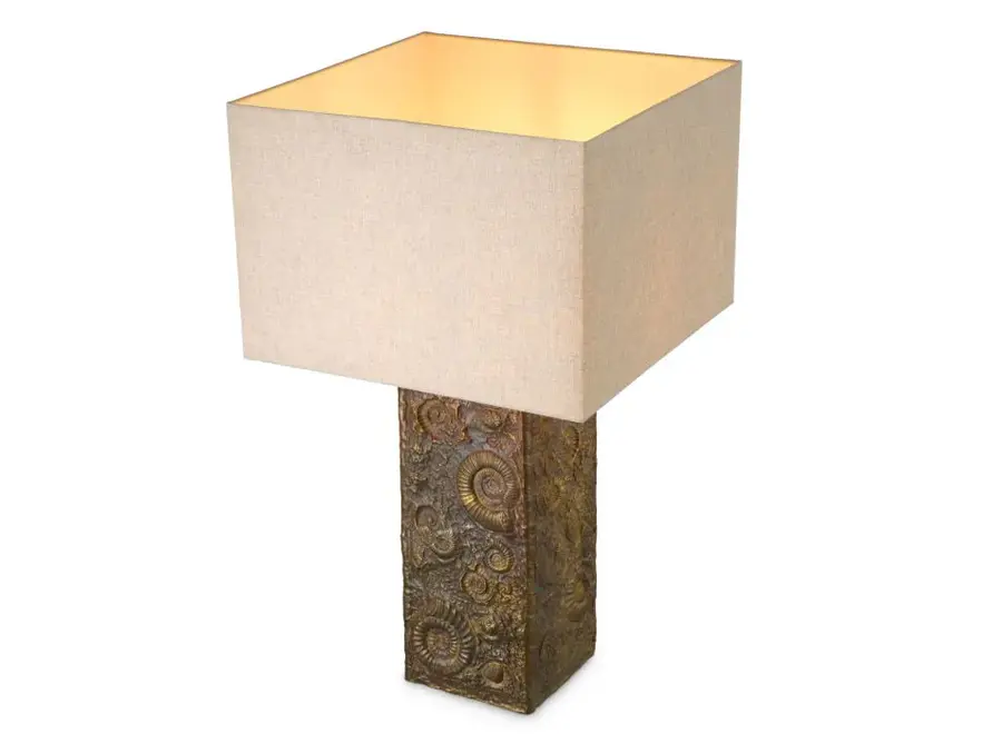 Lampe à poser 'Kamari' - Vintage brass finish