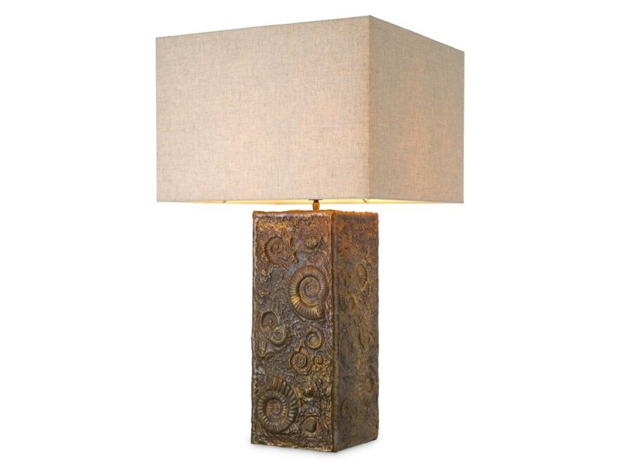 Table Lamp 'Kamari' - Vintage brass finish