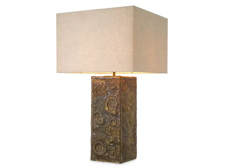 Tafellamp 'Kamari' - Vintage brass finish