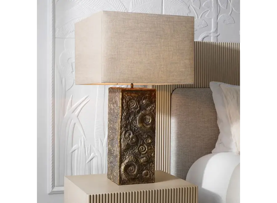 Lampe à poser 'Kamari' - Vintage brass finish