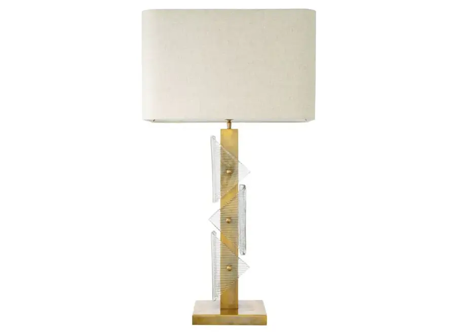 Tafellamp 'Mirabella' - Vintage brass finish