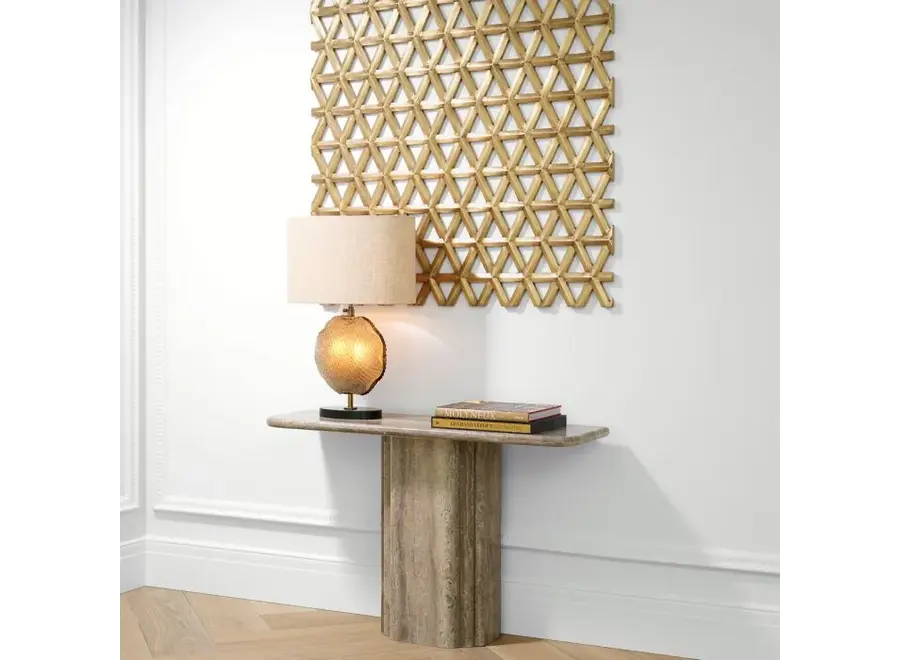 Tafellamp 'Nuria' - Vintage brass finish