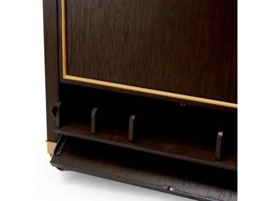 Trolley 'Galliano'  - Brown oak veneer