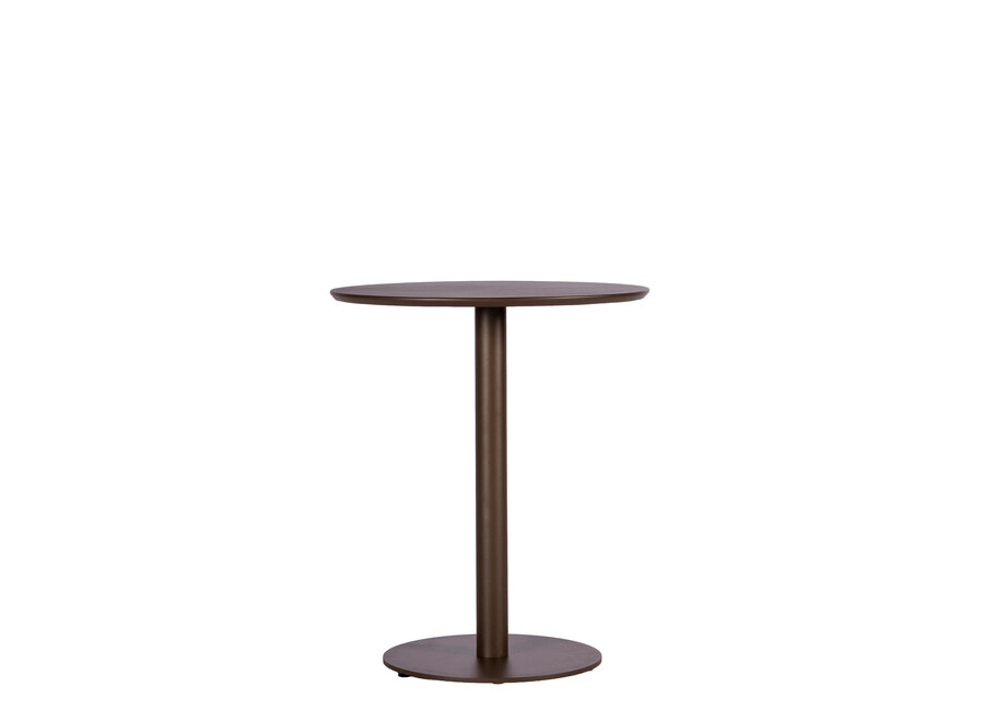 Hoge eettafel 'Vernazza' Ø60x95 - Bronze