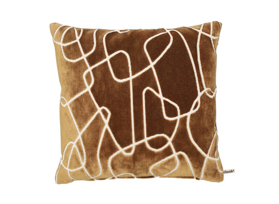 Decorative cushion Britney Dark Gold