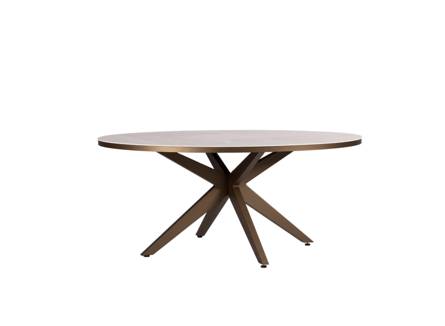 Dining table 'Calma' - Bronze