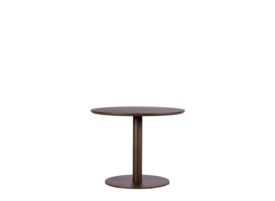 Eettafel 'Vernazza' Ø60x68 - Bronze