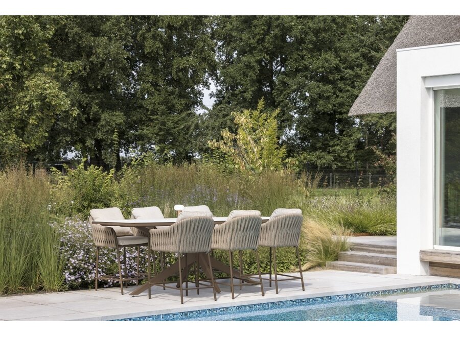 High dining chair 'Hydra' - Bronze