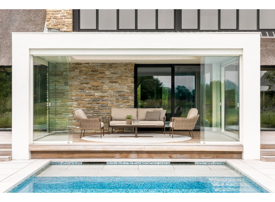 Lounge sofa 'Hydra' - Bronze