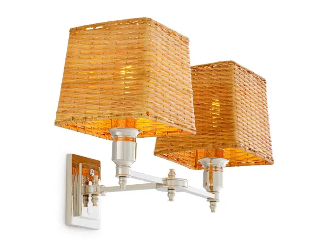Lampe murale Lexington - Double - Nickel finish