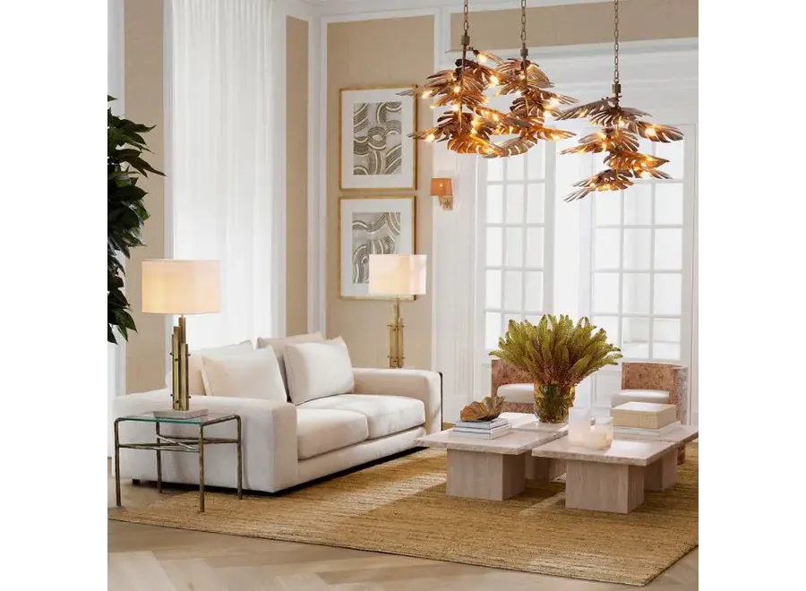 Wandlamp 'Lexington' - Single - Antique brass finish