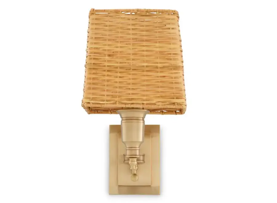 Wandlampe 'Lexington' - Single - Antique brass finish