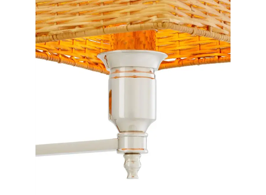 Lampe murale 'Lexington' - Single - Nickel finish