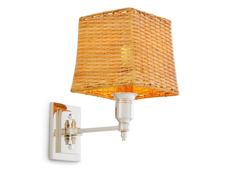 Wandlampe 'Lexington' - Single - Nickel finish