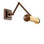 Lampe murale 'Luca' - S - antique brass finish