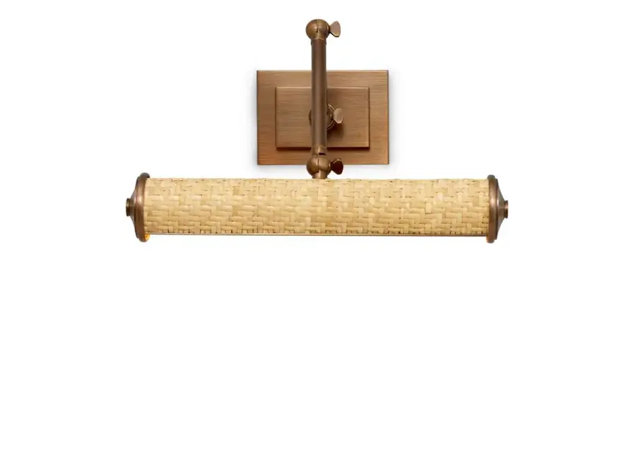 Wall lamp 'Luca' - S - Rattan