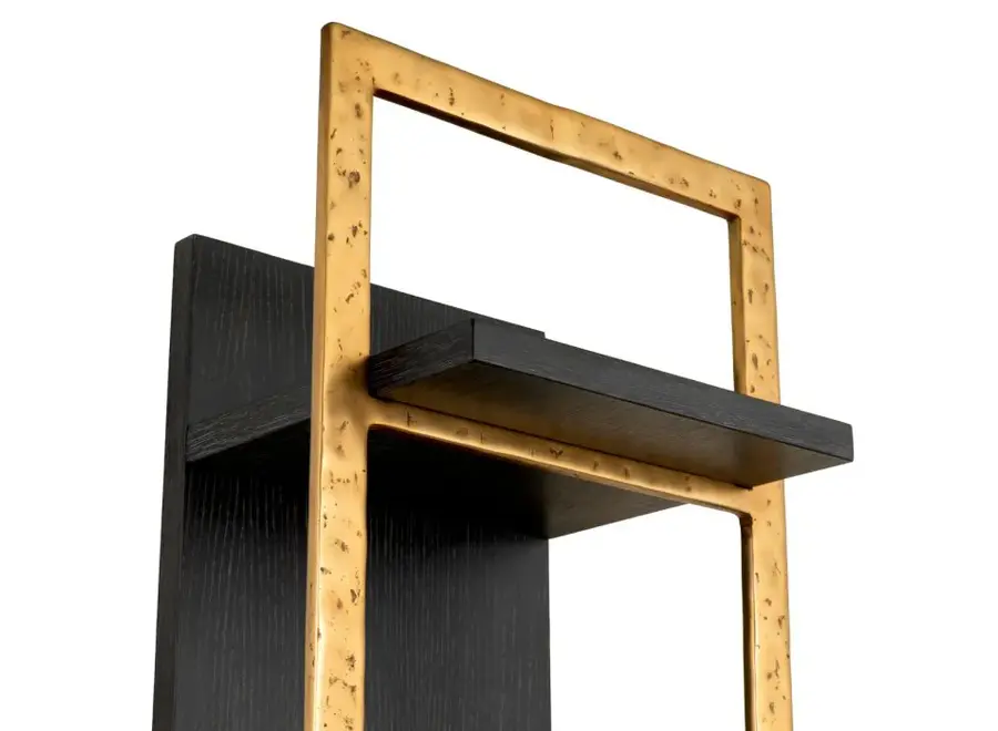 Wandkast 'Belcanto' - Brushed brass finish