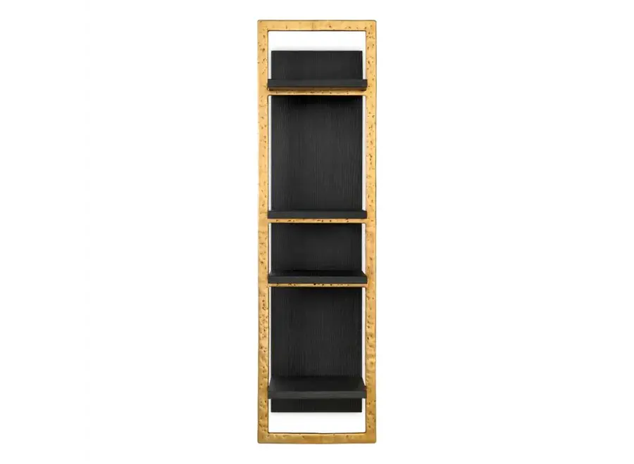 Wandschrank 'Belcanto' - Brushed brass finish