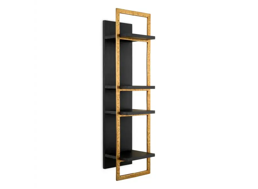 Wall cabinet Belcanto - Brushed brass finish
