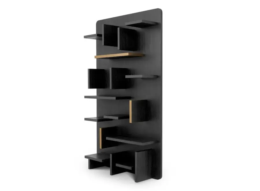 Wall cabinet 'Highgrove' - Brushed brass finish