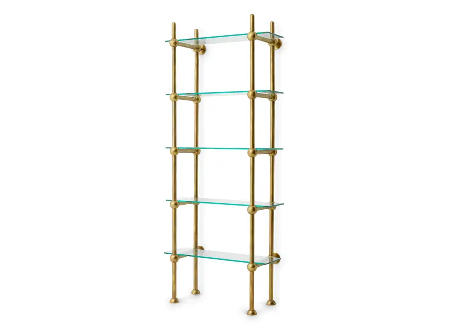 Wandkast 'Monforte' - Vintage brass finish