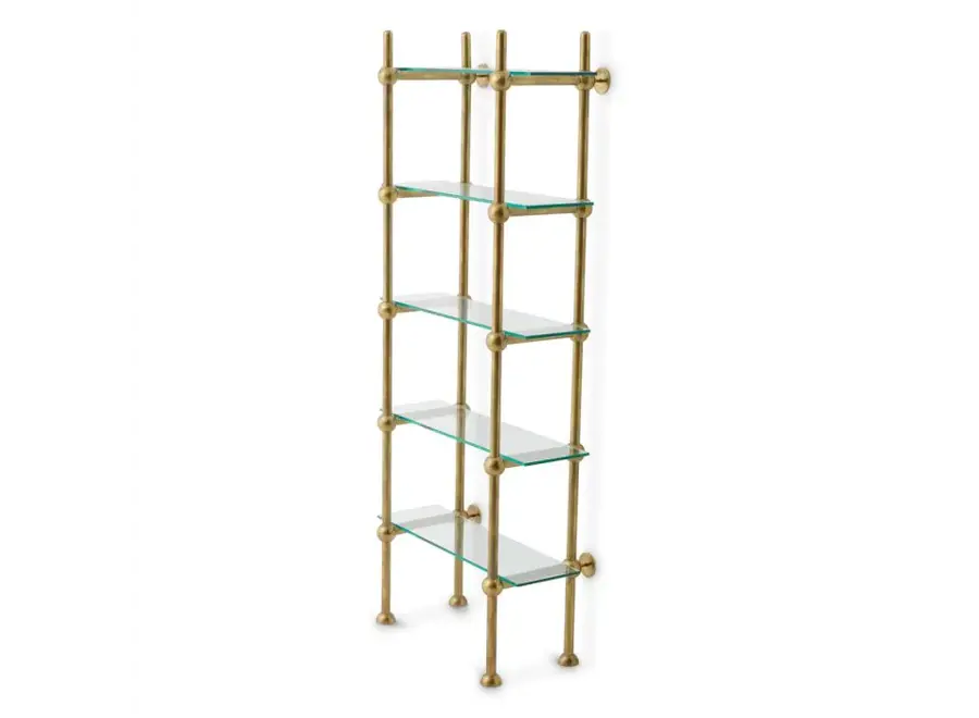 Wandkast 'Monforte' - Vintage brass finish